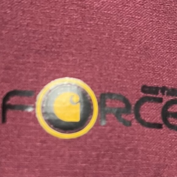 Large Top/Bottom Carhartt Womens Maroon Scrub Set - Picture 8 of 8